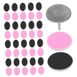 WOONEKY Care Tools 50pcs Nail Sanding Bits Sanding Paper Discs Manicure and Kit