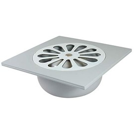 Light Grey ABS Floor Drain 140mm Length x 140mm Width