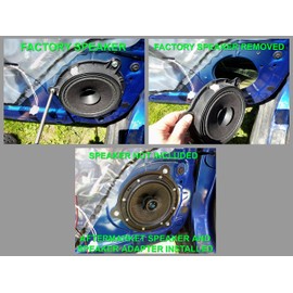 Speaker Adapter Spacer Rings - Exact Fit For Select Infiniti & Fits Nissan Vehicles - SAK050_5525-4 Pair