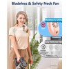 Neck Fan with Water Mist Spray,Misting Cooling Personal Fans for