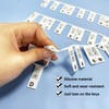 Removable Piano Keyboard Note Labels, Silicone Piano Notes Stickers Guide