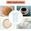DARENYI 2 Pcs Plastic Measuring Jugs 1L, Large Plastic Measuring