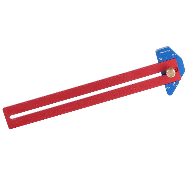 Woodworking Scriber 270mm Aluminum Alloy Angled Ruler Line Scribing Marking