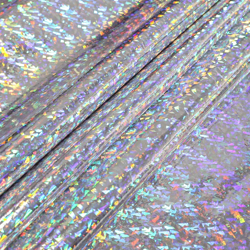 Iridescent Shower Curtain | Colorful, Unique, Reflective, Shiny, Fun, Sparkly