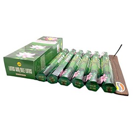 Lotus and Nile Lotus Incense Sticks and Incense Stick Holder Bundle Insence Insense SreeVani Incense Sticks