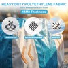 Bike Cover for Transport on Rack,15Mil Thickness PE Material,Elastic Straps