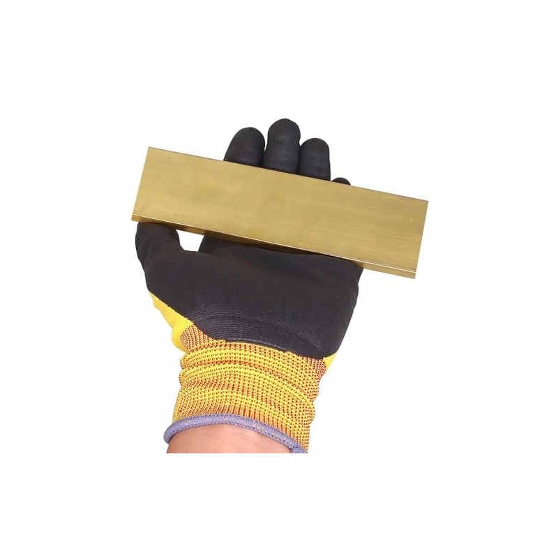 1/8" x 2" C360 Brass Flat BAR 6" Long Solid