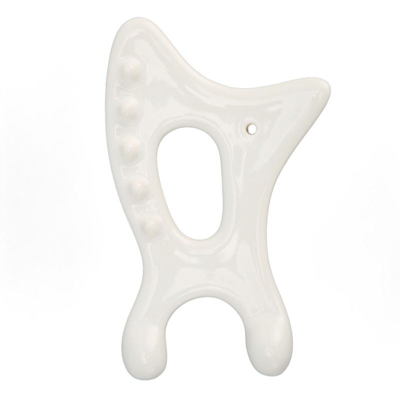 Ceramic Gua Sha Scraping Tool Ergonomic Rounded Edges Gua Sha