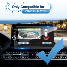 Coleya 2023 2024 2025 CRV Screen Protector for Honda CRV (EX-L/Sport-L Hybrid/Sport Touring Hybrid) 9-inch Touch Screen, 9H Tempered Glass 2025 CR-V Hybrid Accessories Anti-Scratch&HD Transparent 9"