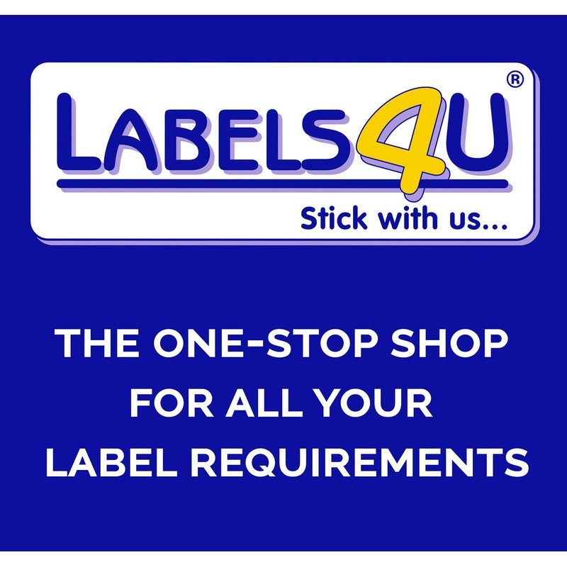 LABELS4U 100 A4 Sheets of 14 Labels Per Sheet 99.1x38.1mm