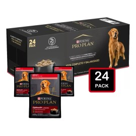 Pack 24 sobres alimento húmedo Purina Pro Plan Perro Adulto 85gr