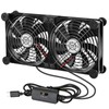 ELUTENG Dual USB Computer Fan 120mm