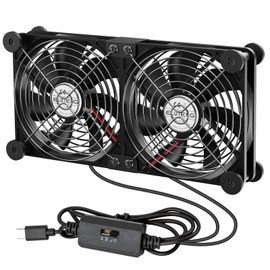 ELUTENG Dual USB Computer Fan 120mm