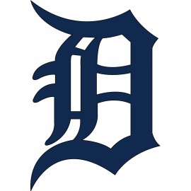 Oracal Detroit Tigers Old English D Small  Vinyl Decal 2" X 3"  @@BUY 2 GET 1 FREE!!!@@ - Pink