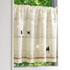 SunnyDayFabric Cafe Curtain Stitch Approx. 43.3 inches (110 cm) Width