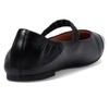 Cole Haan Women's Yvette Maryjane Ballet Flat, Black Leather/Black Patent