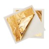 VGSEBA Gold Leaf Sheets,10 Pieces 8cmx8cm Imitation Gold Foil Sheets
