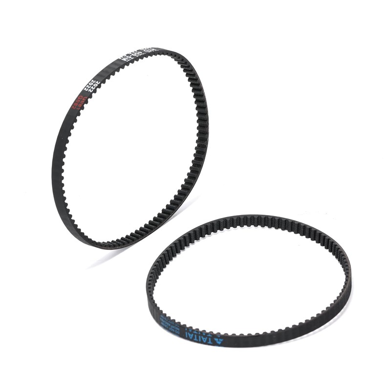 Ruimou 2Pcs Mower Drive Rubber Belt HTD 450-5M(450mm Circumference, Pitch