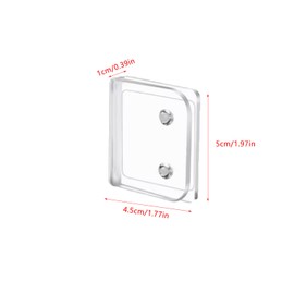 UtySty 4 Pack Shower Curtain Liner Clips Shower Splash Guard Self Adhesive Shower Curtain Clip Holder for Waterproof Fabric Shower Curtain Liner Plastic Shower Liner Clear PEVA Shower Curtain Liners