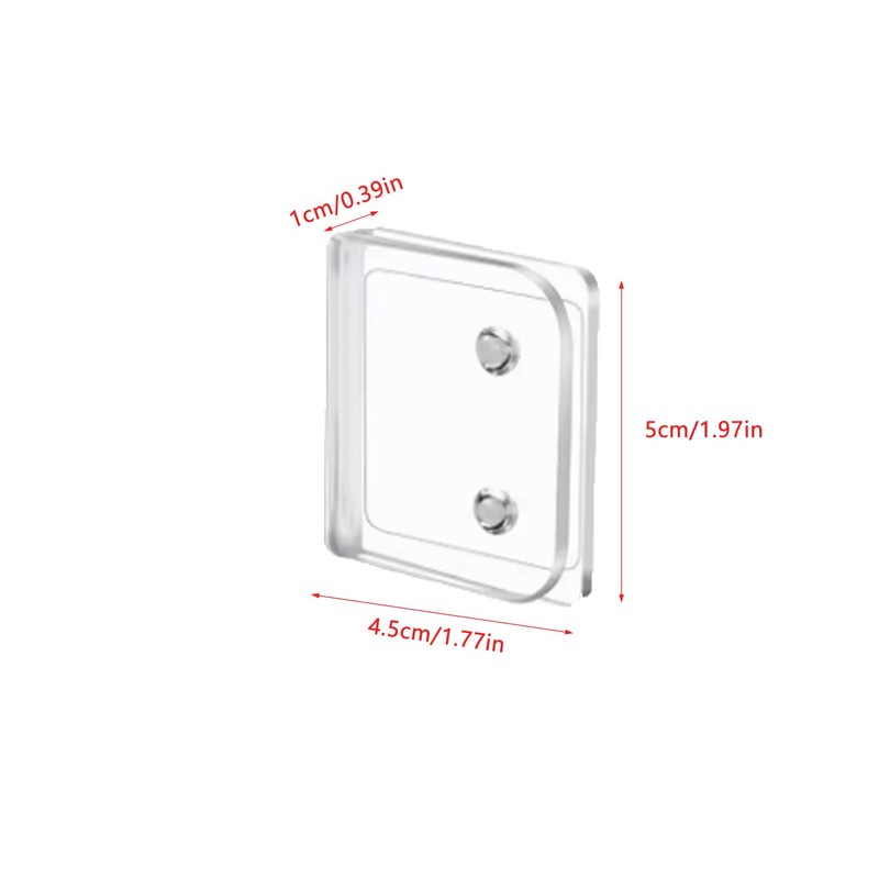 UtySty 4 Pack Shower Curtain Liner Clips Shower Splash Guard