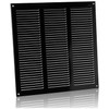 300x300mm / 12x12 inch Black Metal Ventilation Grille with Flyscreen