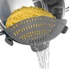 Clip-On Silicone Pot Strainer for Pasta, Vegetables & More –