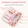 Sooez Pencil Case for Girls, Cute Large Capacity Pencil Pouch