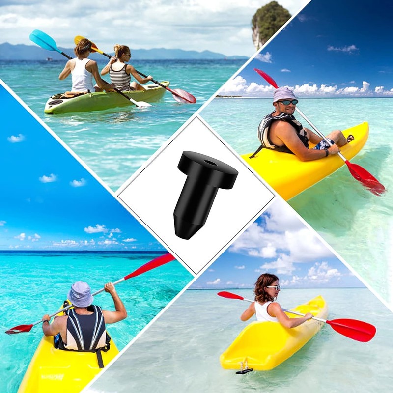 12 Pcs Kayak Drain Plug,Universal Rubber Kayak Scupper Plug,1/2" Water