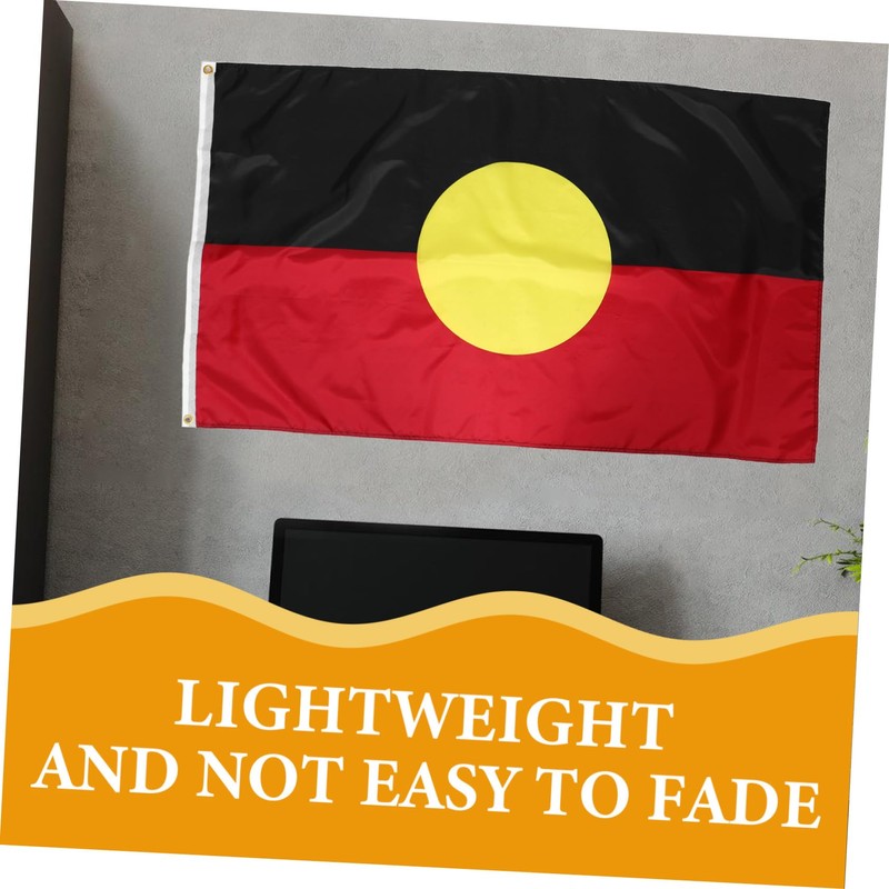 Kisangel Indigenous Flag Fade Resistant Polyester Banner for Display Celebrating