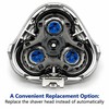 HQ8 Replacement Shaver Head for Compatible PT Series Razors –