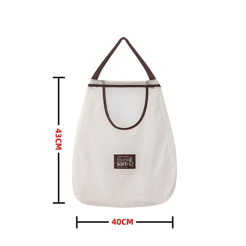 LilaLemon Large Peg Bag for Washing Line, Reusable Peg Holder,