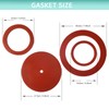 HAADID Vacuum Casting Gasket, 4Pcs Classic Pro Gasket Gaskets O-Ring