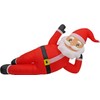 National Tree Company First Traditions Inflatable Waving Cheeky Santa, Includes