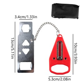 GroveEss Security Lock,Portable Door Lock for Travel,Anti-Theft Security Personal Privacy Protection Lock for Home Hotel Apartment School Doors