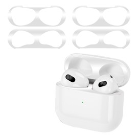 CABOBE for AirPods 3 Dust Guard [Set of 2, 0.00007 inch (0.02 mm), Ultra Thin] For Air Pods 3, Guard Cover, For Third Generation, Guard Cover, Breakdown Prevention, Adsorption, Dust, Metal, Intrusion