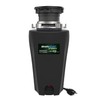 WASTEMAID 10-US-WMP-659 Pro Anti-Jam Garbage Disposer, 1/2 HP, Black
