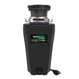 WASTEMAID 10-US-WMP-659 Pro Anti-Jam Garbage Disposer, 1/2 HP, Black