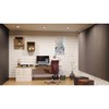 ILLUX Luminario Redondo Slim para Sobreponer en Techo, color Negro,
