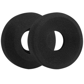 Geekria Comfort Foam Replacement Ear Pads for GRADO PS1000, GS1000, SR80e, SR80i, SR125i, SR225i, SR60, SR80, SR125 Headphones Earpads, Headset Ear Cushion Repair Parts (Black)