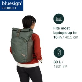 Osprey Transporter Roll Top Commuter Backpack, Pine Leaf