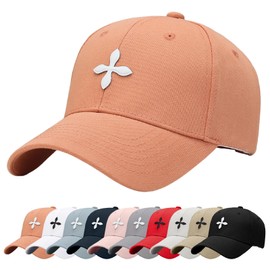 Enwokran Baseball Cap Unisex Adjustable Leisure Hat Embroidery Trucker Hat Adjustable Sun Hat Sports Travel Outdoor Sun Protection Hats Baseball Cap Baseball Cap, A_Orange, Unit size