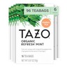 TAZO Refresh Mint Herbal Tea Bags, Caffeine Free, 96 Total