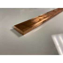 AC/DC WIRE AND SUPPLY Copper 110 Flat Bar 1/4" x 3/4" x 36"-Long -- .25" x 3/4" Copper Bus Bar