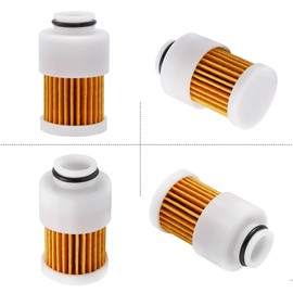 Anxingo 8 Pack Fuel Filter 68V-24563-00-00 881540 18-7979 Replacement for Yamaha Mercury 50HP 60HP 75HP 90HP 115HP 4 Stroke Outboard Motor Engines