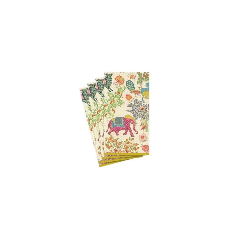 Caspari Entertaining 30-Pack Le Jardin De Mysore Guest Towels by