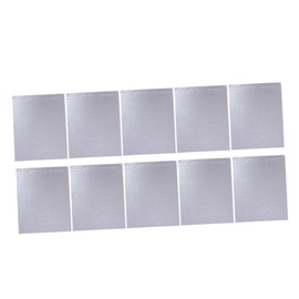 LALAFINA 10 Pcs Sound Insulation Pad Mats Dampening Soundproof Absorbing Anti- Foam Car Insulation Auto Sound Deadening Material Sound Proof Padding Sound Deadener for Cars Silver Cotton