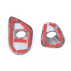 CSKT2022 ABS Carbon Fiber Interior Exit Door Button Trim Cover