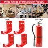 Huazu Fire Extinguisher Mount - 4 Pack Wall Hooks for