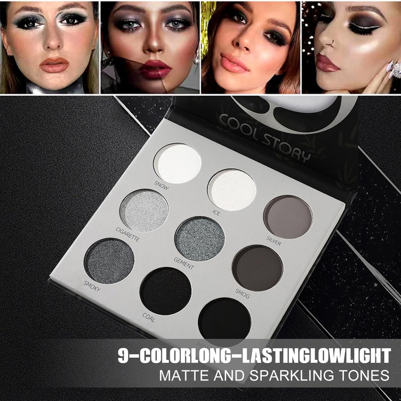 Halloween Makeup Kit, Halloween Face Make-Up, Includes 3 Black Matte