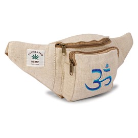 Hemp Fanny Pack,Adjustable Waist and Multiple Pockets,Waist Bag & for all purpose (Designed-4)